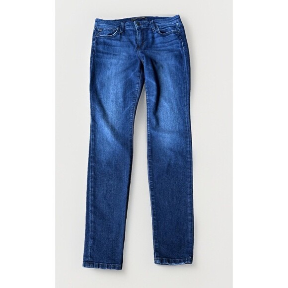Joe's Jeans The Icon Jeans Womens Sz W28 Blue Stretch Dark Wash Mid Rise Skinny - Picture 13 of 16
